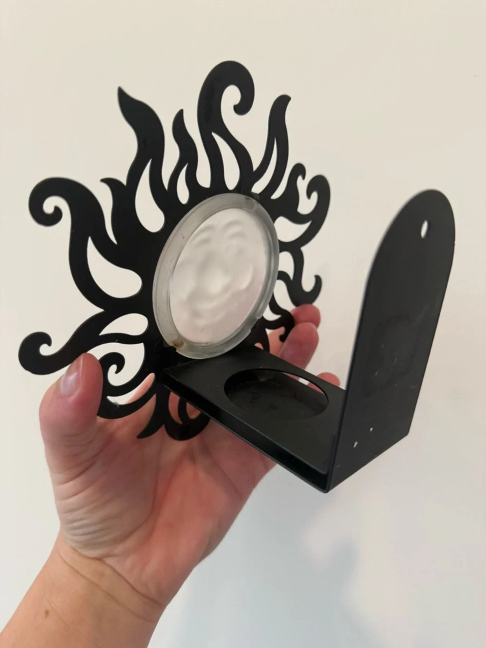 PartyLite Black Sun & Star Metal Wall Accents